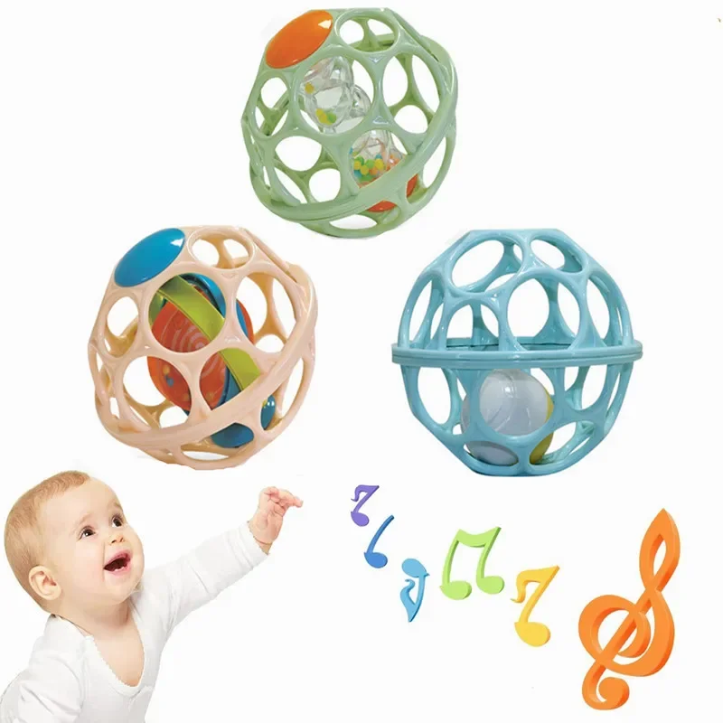 Kids Education Bell - Mainan Bola Lembut Kerincingan Tangan Bayi