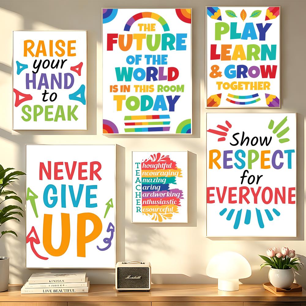 Kids Education Room - Poster Edukatif Gambar Dinding Kelas Anak