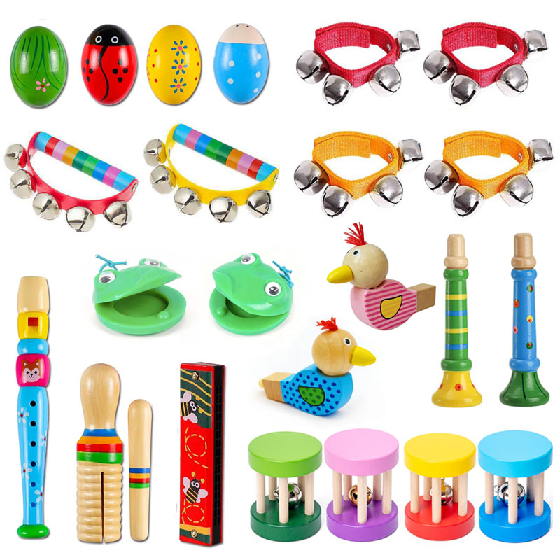 Kids Education Bell - Alat Musik Kayu untuk Anak-anak Rhythm