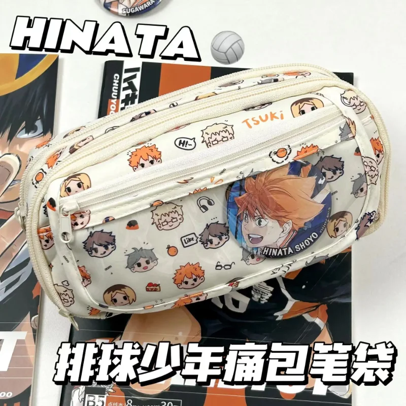 Kids Education School - Anime Haikyuu!! Kotak Pensil Kawaii Motif