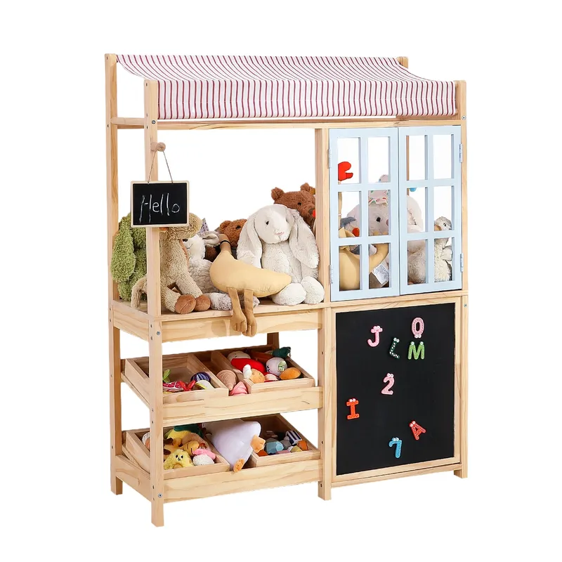 Montessori Shelf Toy - Rak Penyimpanan Mainan Anak dari Kayu