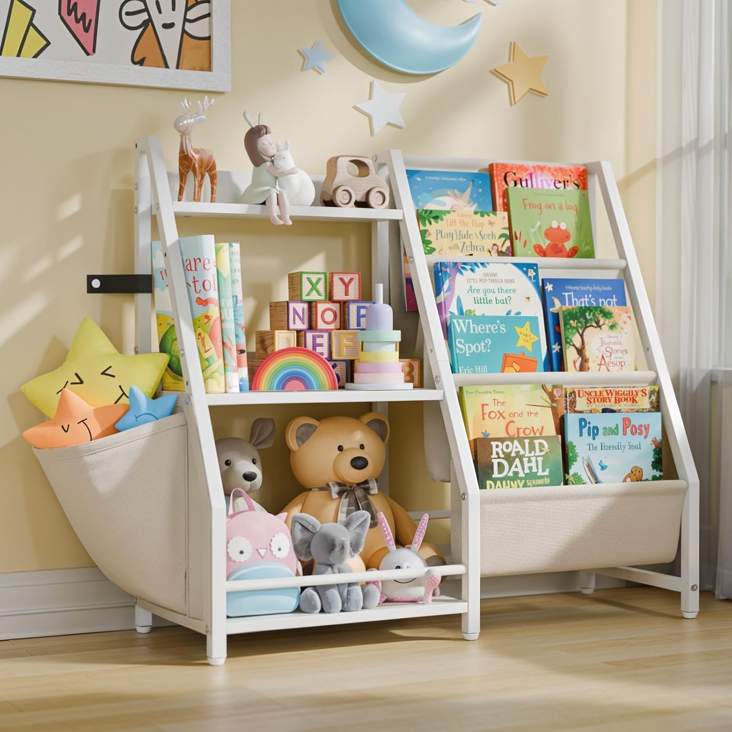 Montessori Shelf Toy - Rak Buku dan Penyimpanan Mainan Anak