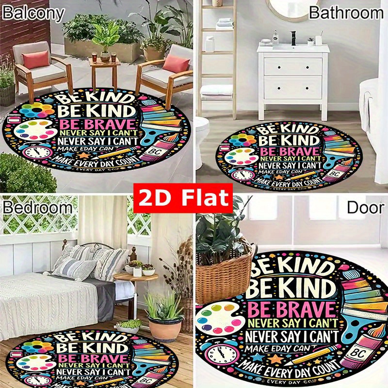 Be Kind Be Brave Kutipan Motiv - Kids Education Quote ulasan dan harga