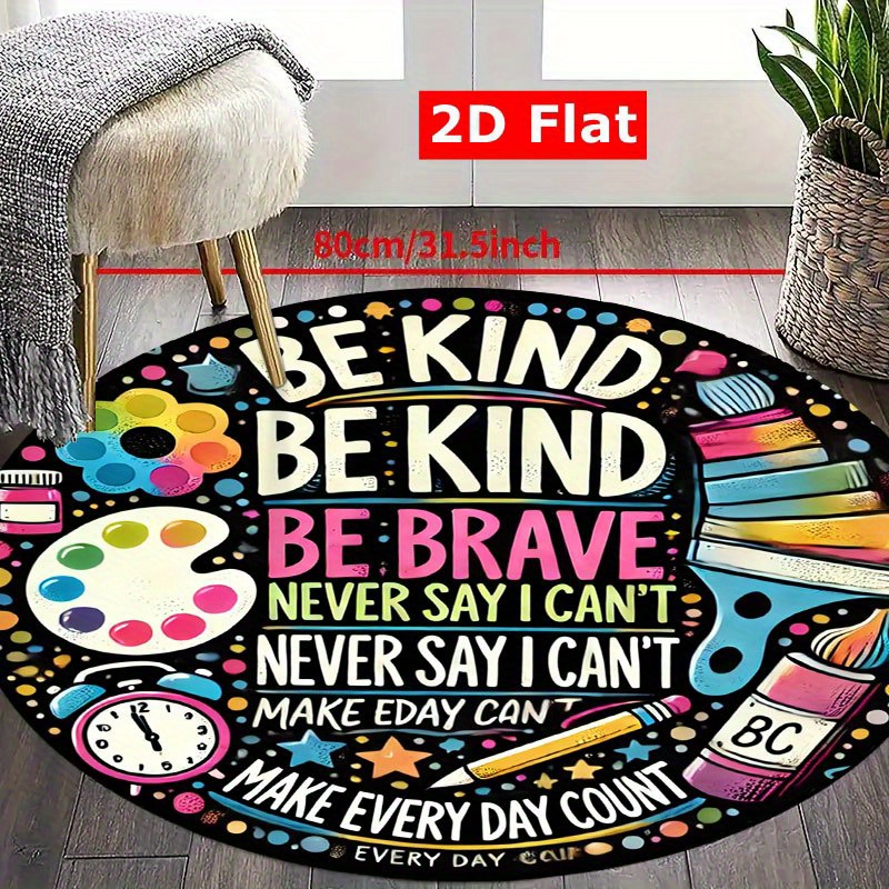 Be Kind Be Brave Kutipan Motiv - Kids Education Quote ulasan dan harga