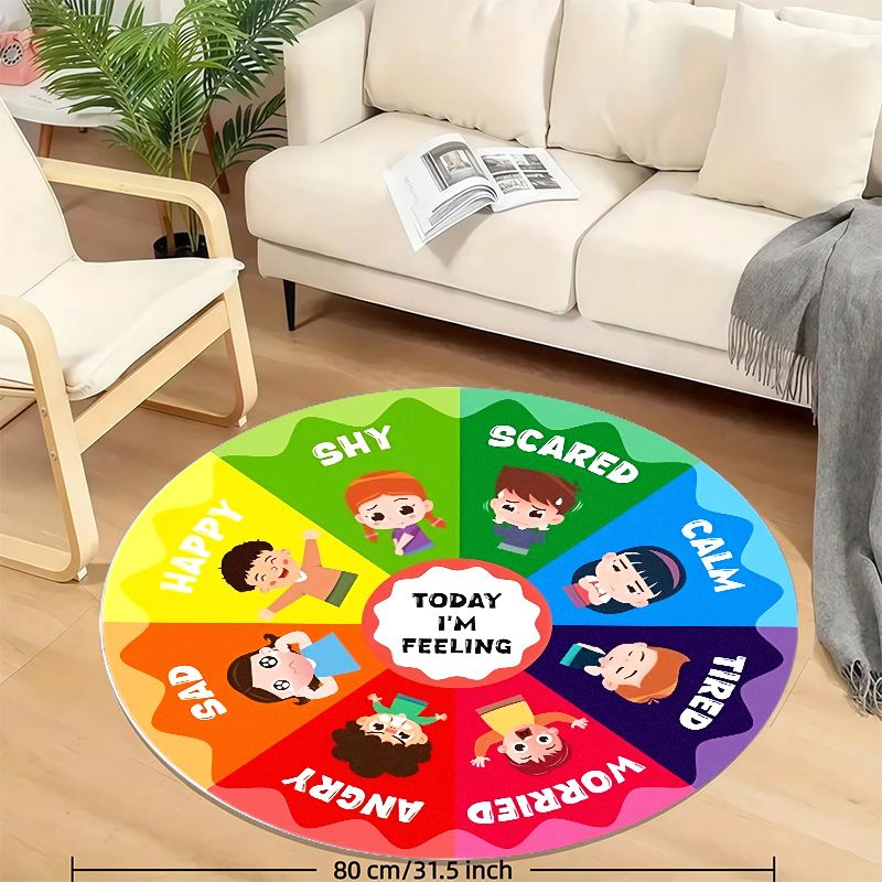 Karpet Bulat Flanel Edukatif B - Kids Education Room ulasan dan harga