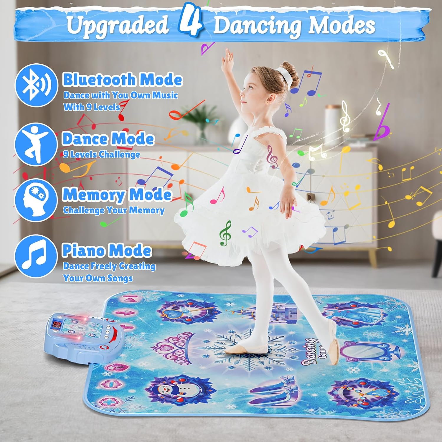 1 Buah Tikar Dansa Bluetooth N - Kids Educational Mat ulasan dan harga