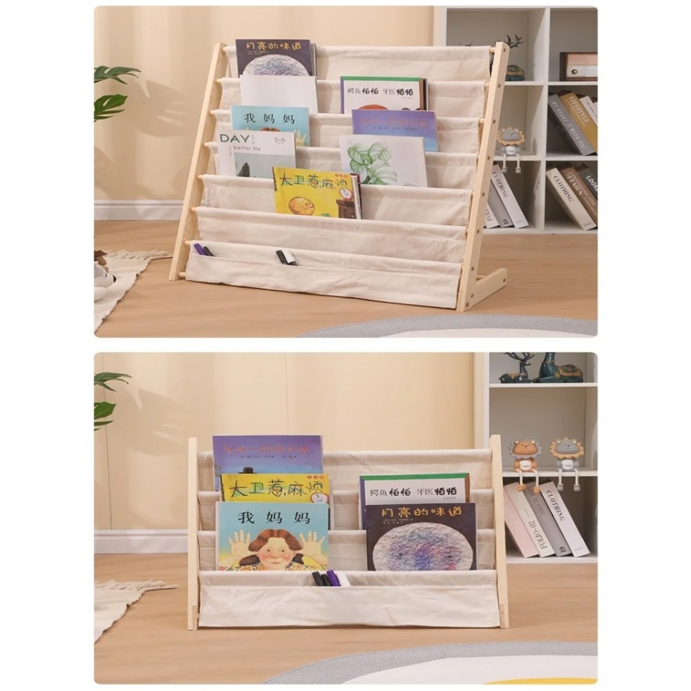 Rak Buku Kayu, Rak Penyimpanan - Montessori Shelf Toy ulasan dan harga