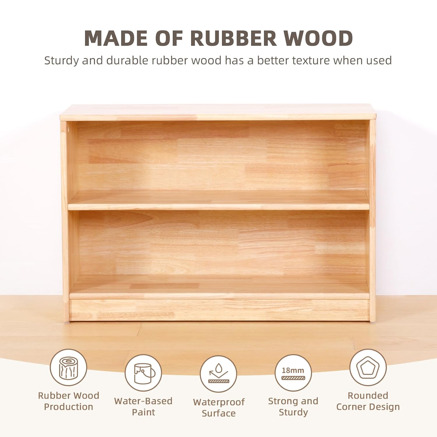 Rak Montessori 2 Tingkat Penyi - Montessori Shelf Toy ulasan dan harga