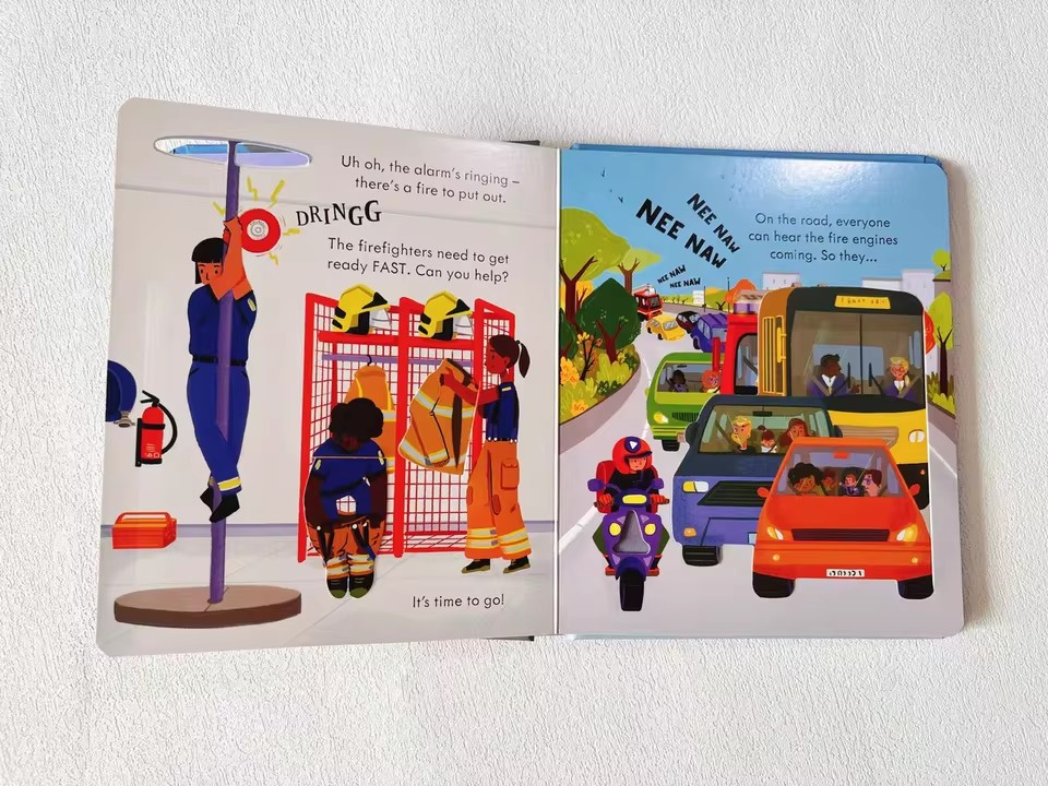 Usborne Peep Inside How A Fire - Kid Education ulasan dan harga