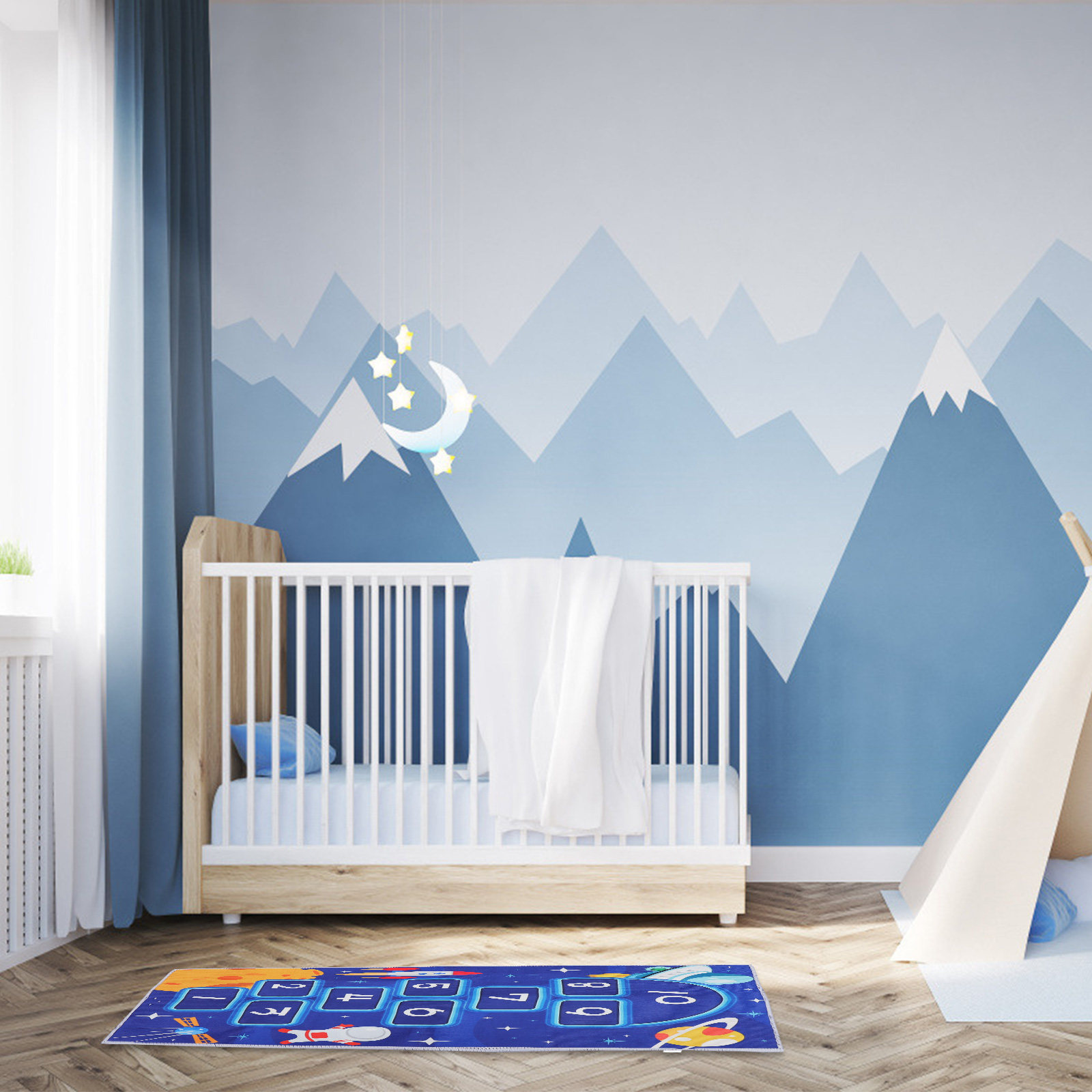 Karpet Lantai Hopscotch Besar  - Kids Educational Mat ulasan dan harga