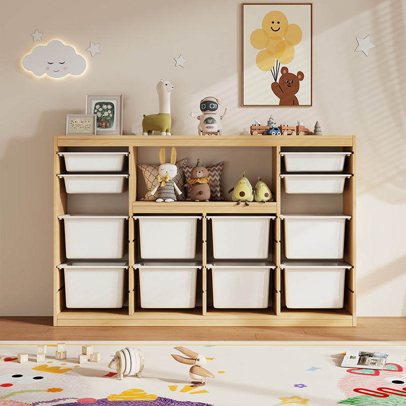 Lemari mainan Montessori anak- - Montessori Shelf Toy ulasan dan harga