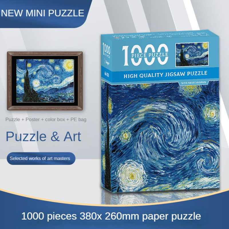 Mini Jigsaw Puzzle 1000 buah u - Puzzle Map World ulasan dan harga