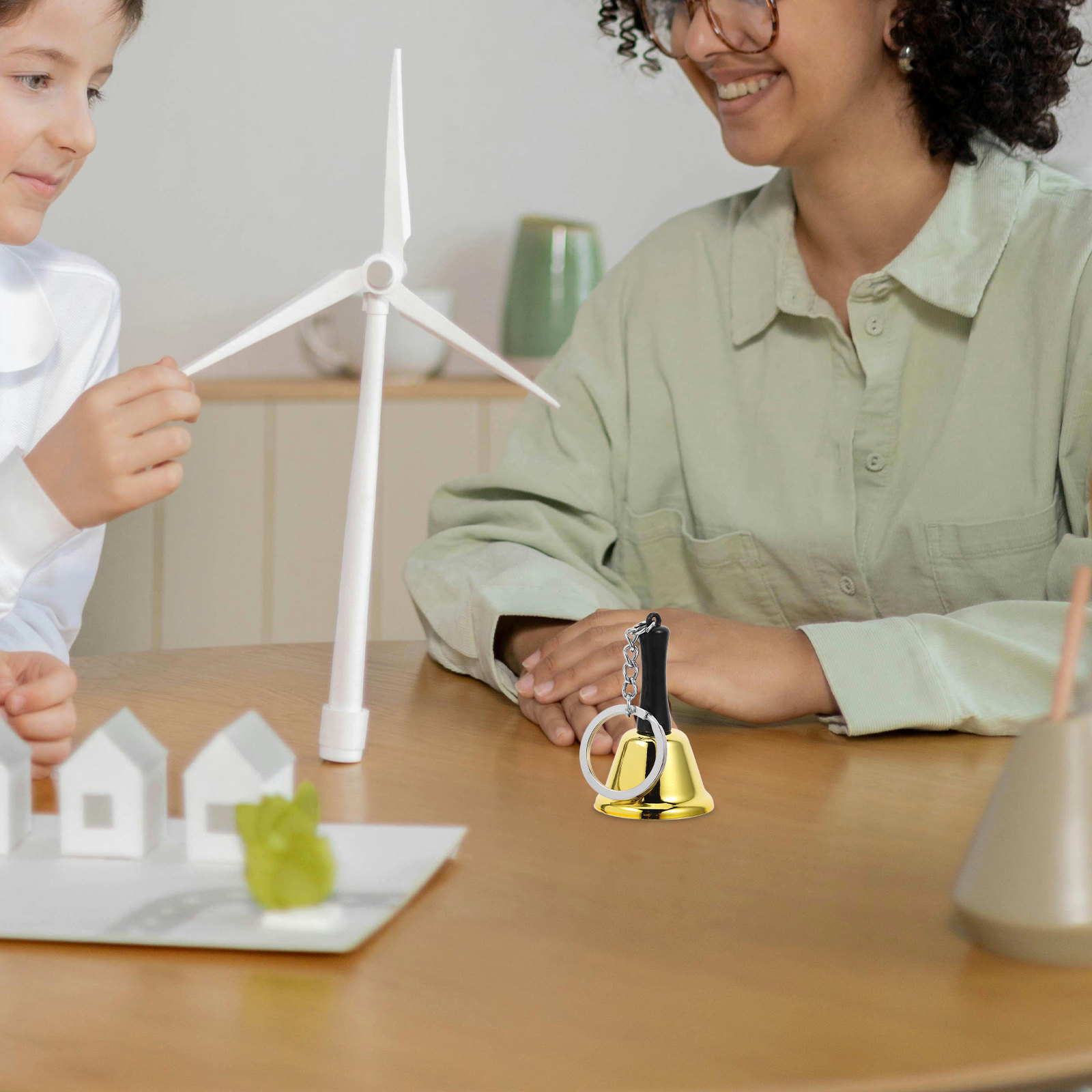 Gantungan Kunci Bel Tangan Min - Kids Education Bell ulasan dan harga