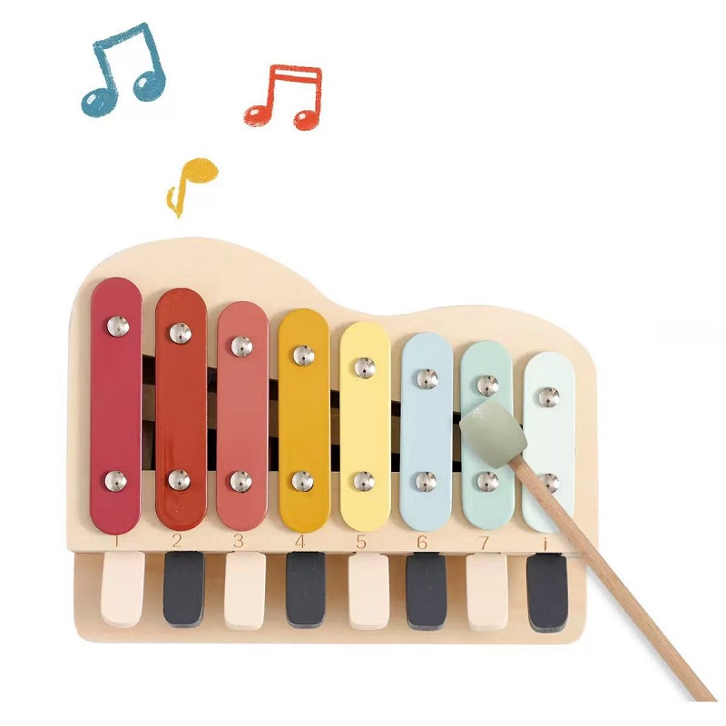 Mainan Piano Kayu Montessori T - Kids Education Learn Tv ulasan dan harga