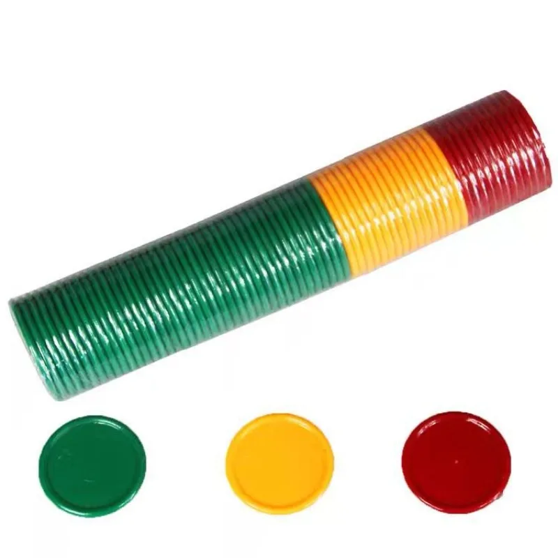 Set Chip plastik 3.2cm 3 warna - Kids Education Room ulasan dan harga