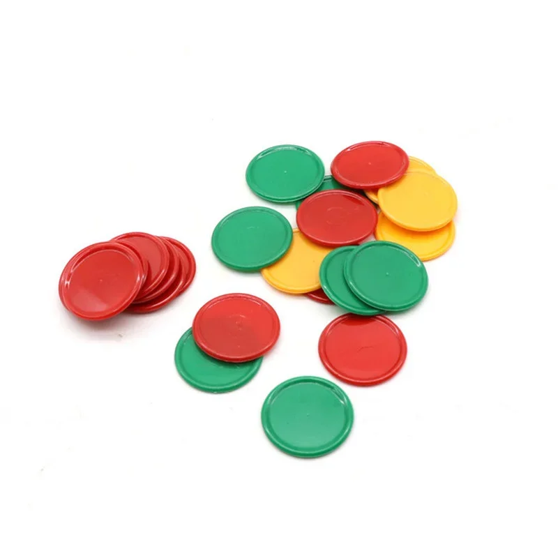 Set Chip plastik 3.2cm 3 warna - Kids Education Room ulasan dan harga