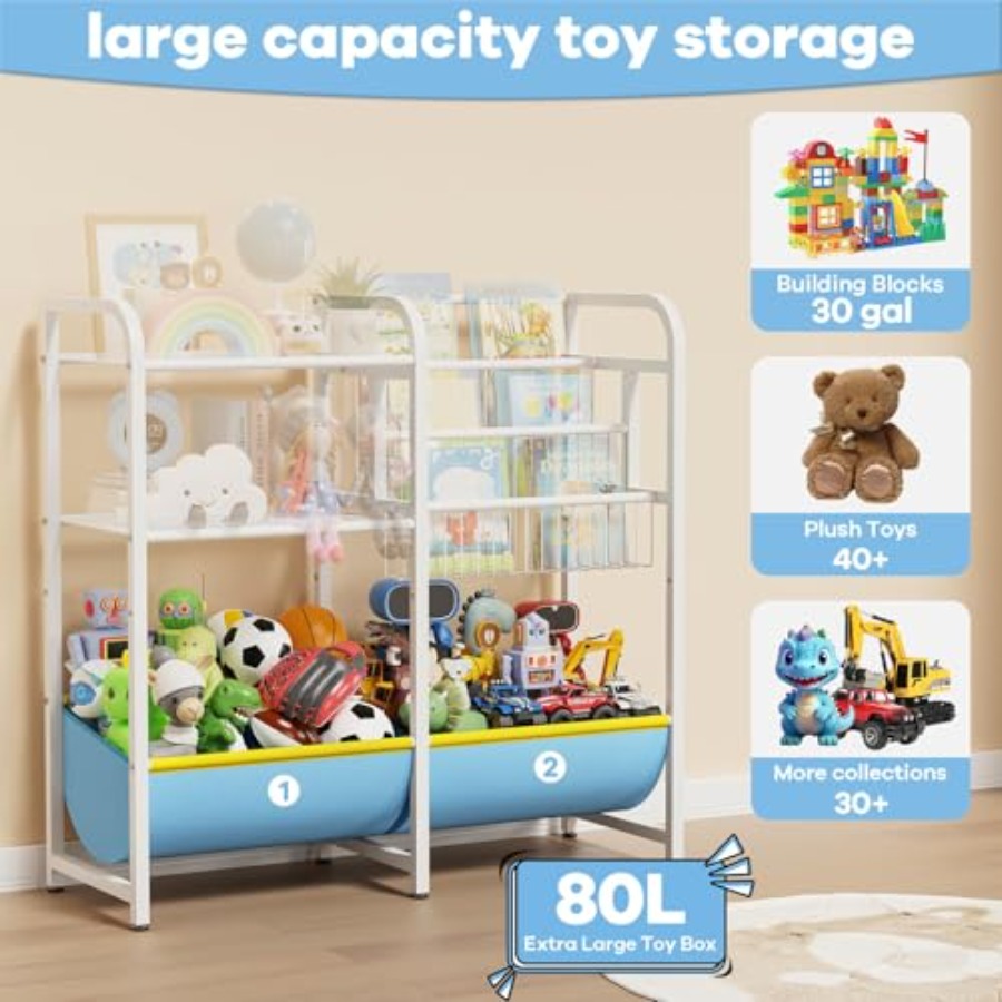 Rak Buku dan Penyimpanan Maina - Montessori Shelf Toy ulasan dan harga