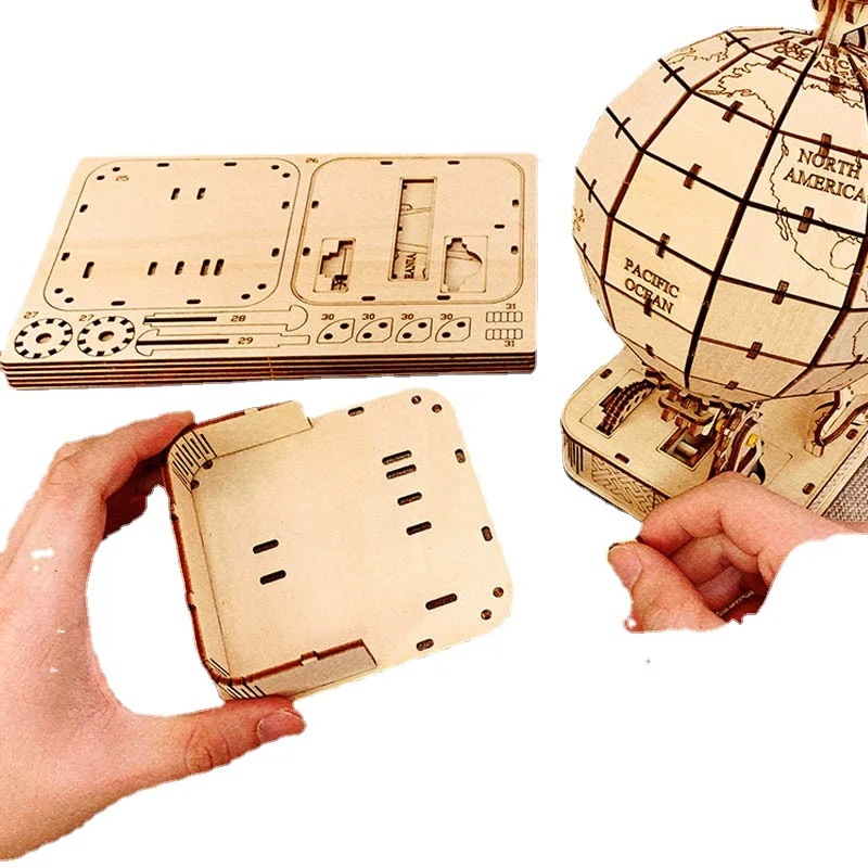 Mainan Puzzle kayu Globe 3D Se - Puzzle Map World ulasan dan harga