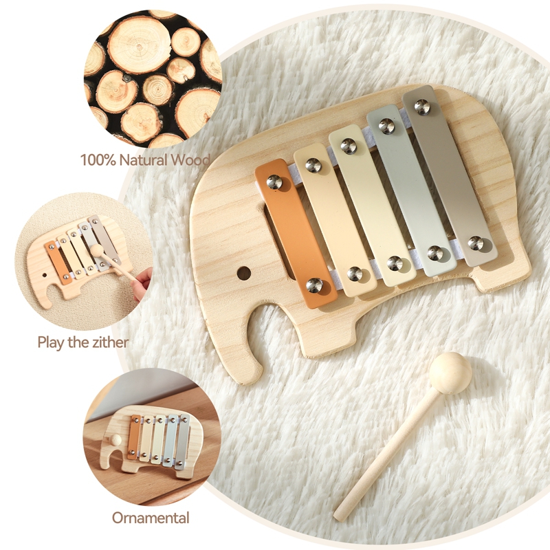 Mainan Alat Musik Kayu Gambang - Kids Education Bell ulasan dan harga
