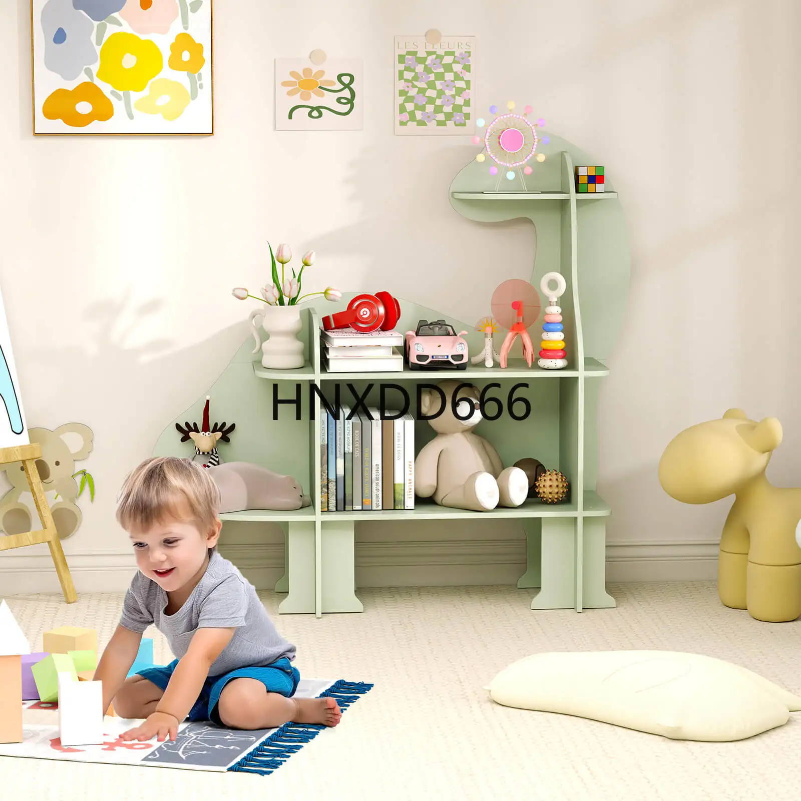 Rak Buku Anak 3-Tingkat Bertem - Montessori Shelf Toy ulasan dan harga