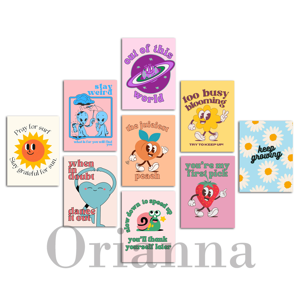 Hati Alien Ceri Stroberi Bunga - Kids Education Quote ulasan dan harga