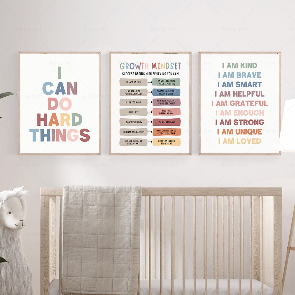 Afirmasi untuk Kamar Anak Post - Kids Education Quote ulasan dan harga