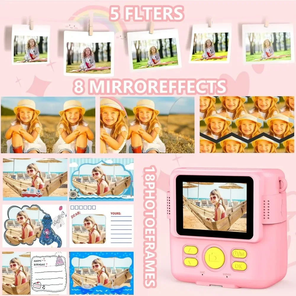 Kamera cetak instan untuk anak - Kids Education Images ulasan dan harga