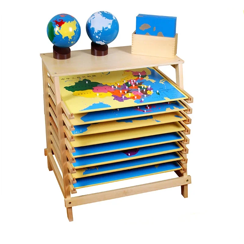-Mainan pengajaran pendidikan  - Puzzle Map World ulasan dan harga