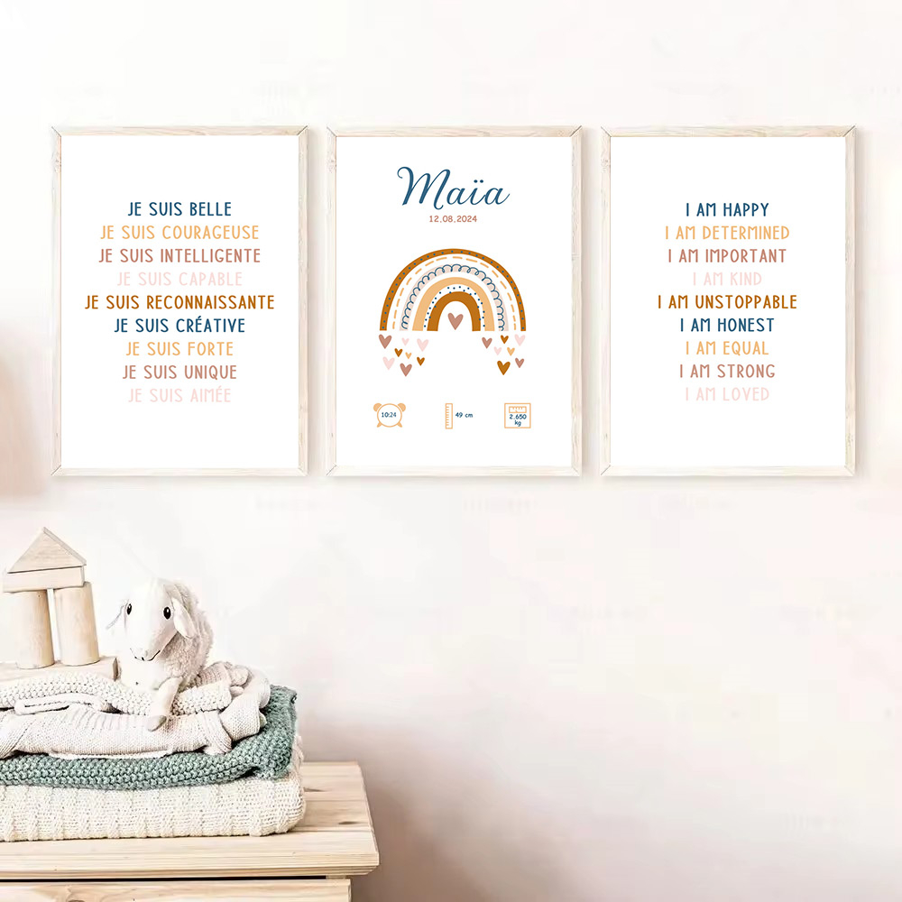 Poster nama bayi kustom kutipa - Kids Education Quote ulasan dan harga
