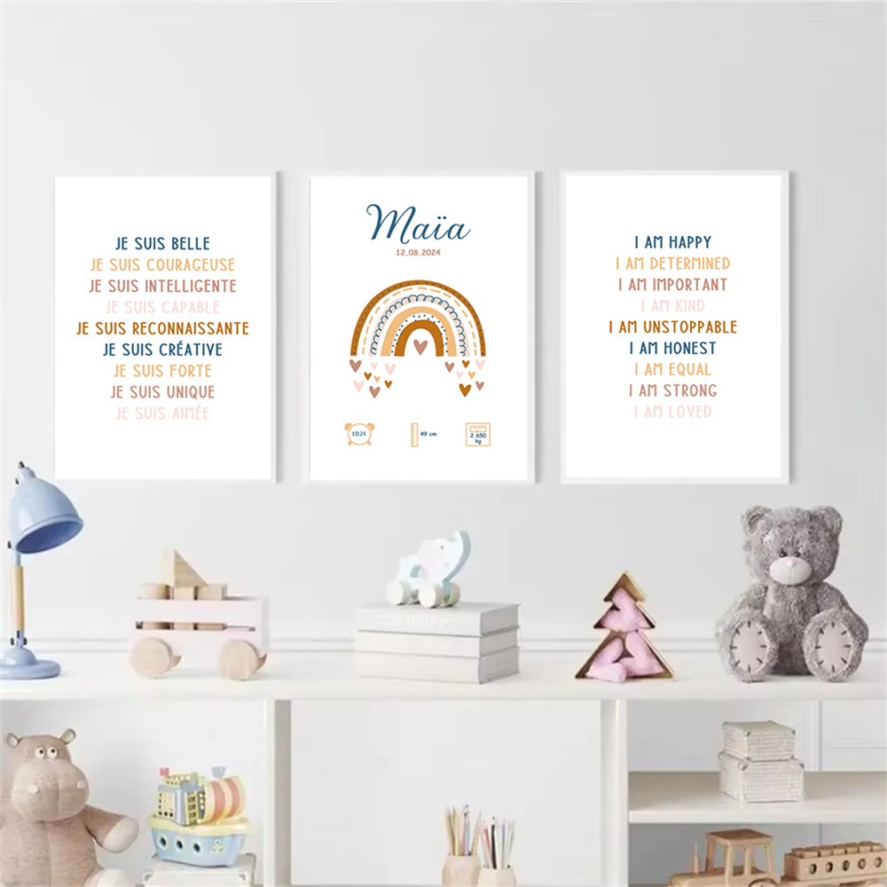 Poster nama bayi kustom kutipa - Kids Education Quote ulasan dan harga