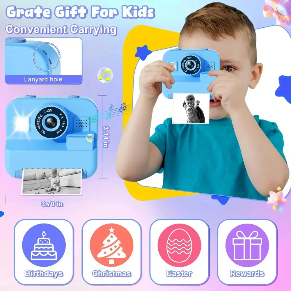Kamera anak cetak instan kartu - Kids Education Images ulasan dan harga