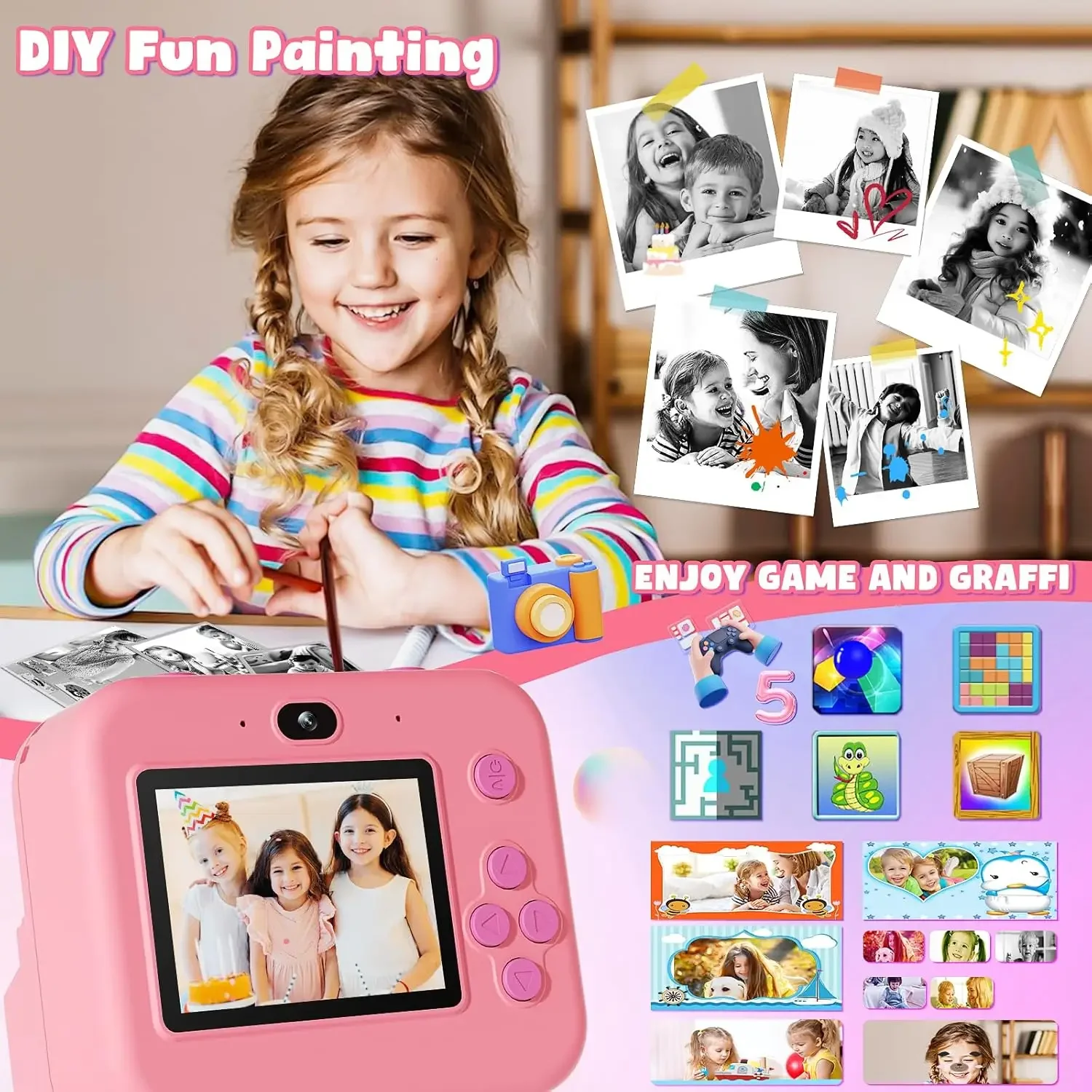 Kamera anak-anak Digital, ceta - Kids Education Images ulasan dan harga