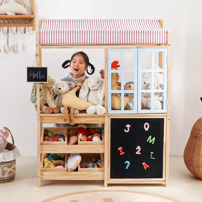 Rak Penyimpanan Mainan Anak da - Montessori Shelf Toy ulasan dan harga