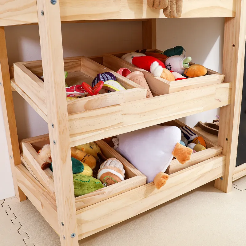 Rak Penyimpanan Mainan Anak da - Montessori Shelf Toy ulasan dan harga
