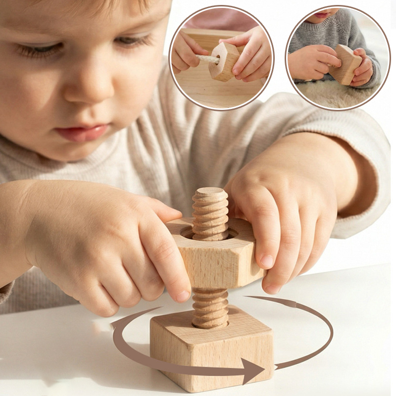 Mainan Kayu Montessori Permain - Montessori Shelf Toy ulasan dan harga