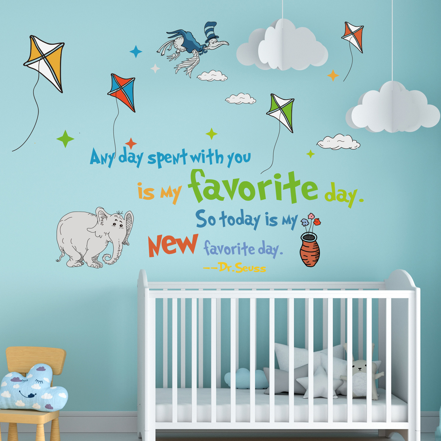 Stiker dinding kutipan inspira - Kids Education Quote ulasan dan harga