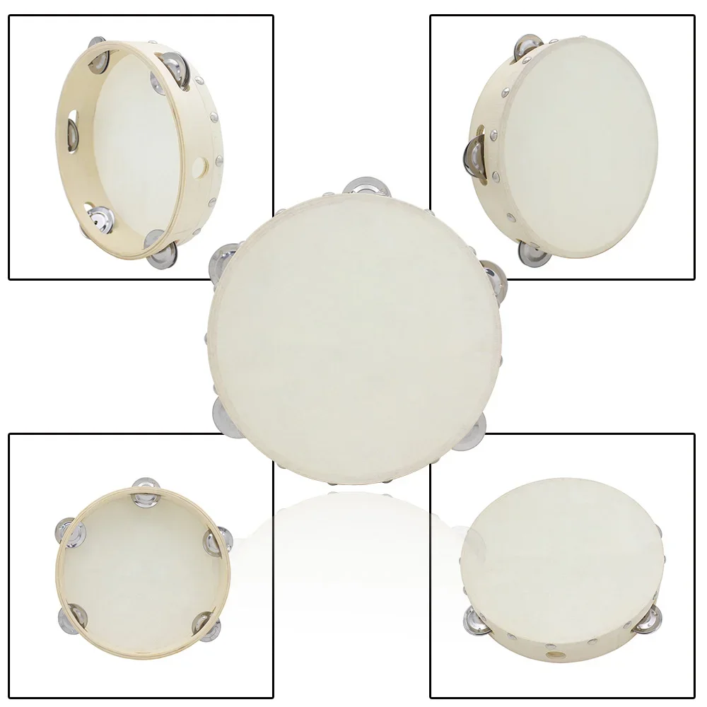 Drum Tamborin 8 inci, Drum Lon - Kids Education Bell ulasan dan harga