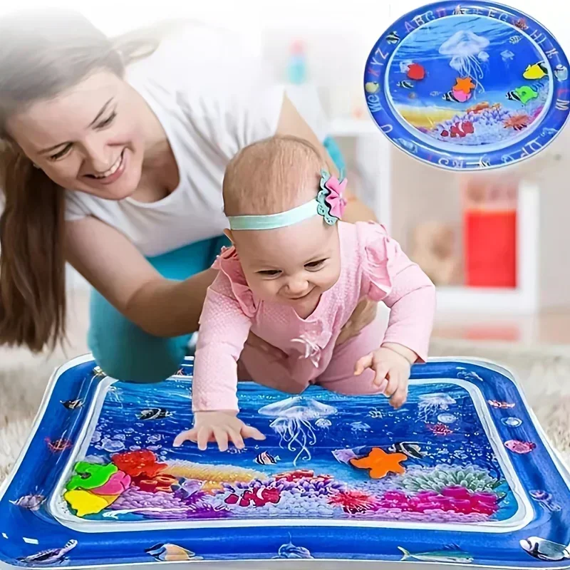 Tikar mainan air bayi, bantal  - Kids Educational Mat ulasan dan harga