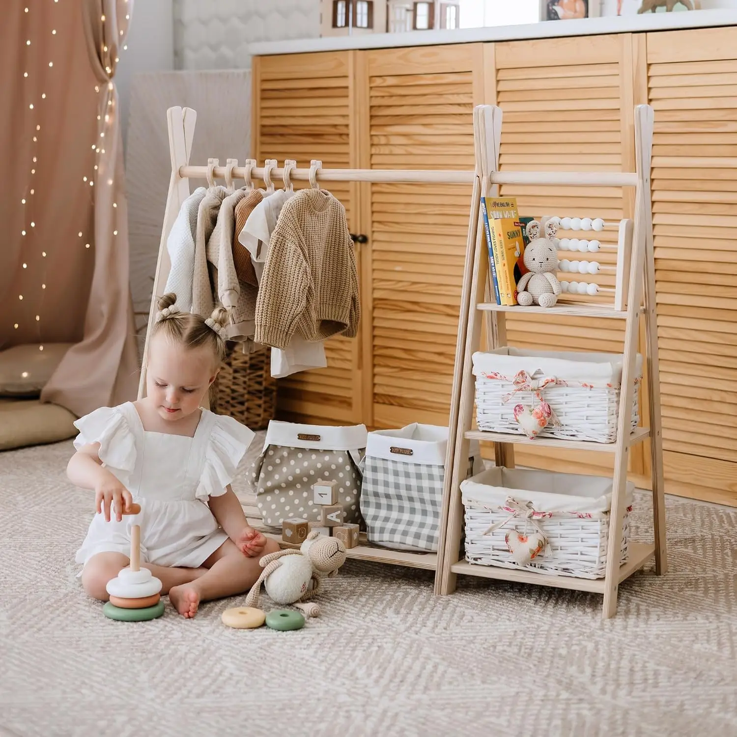 Penyimpanan Mainan + Lemari Mo - Montessori Shelf Toy ulasan dan harga