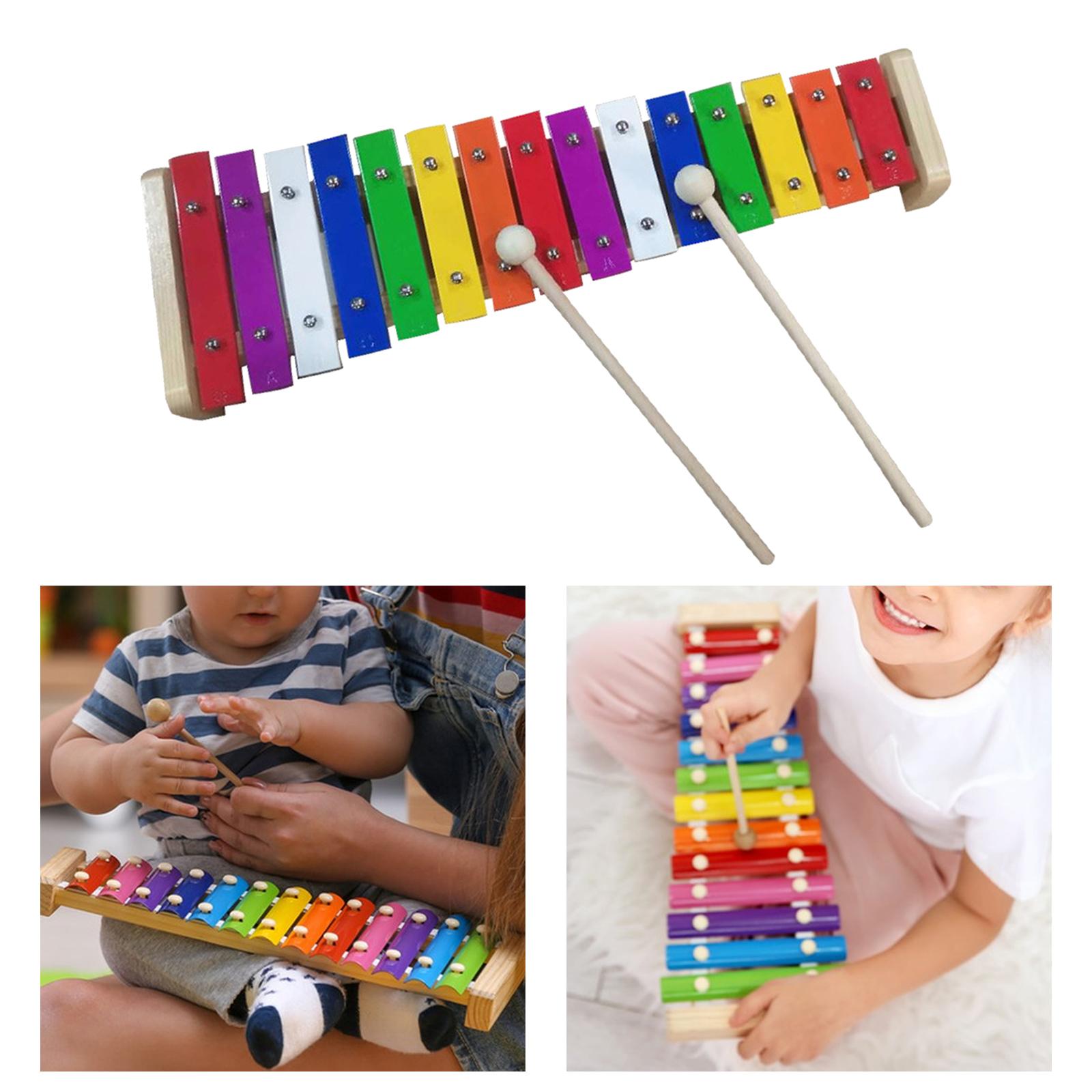 15 Skala Xylophone Bell Hand P - Kids Education Bell ulasan dan harga