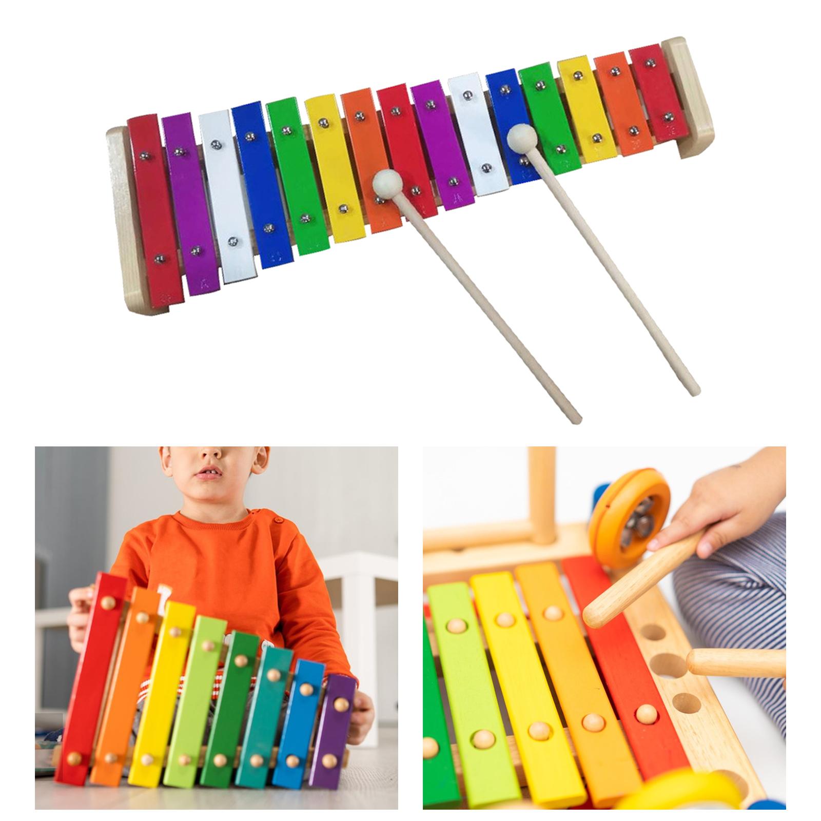 15 Skala Xylophone Bell Hand P - Kids Education Bell ulasan dan harga