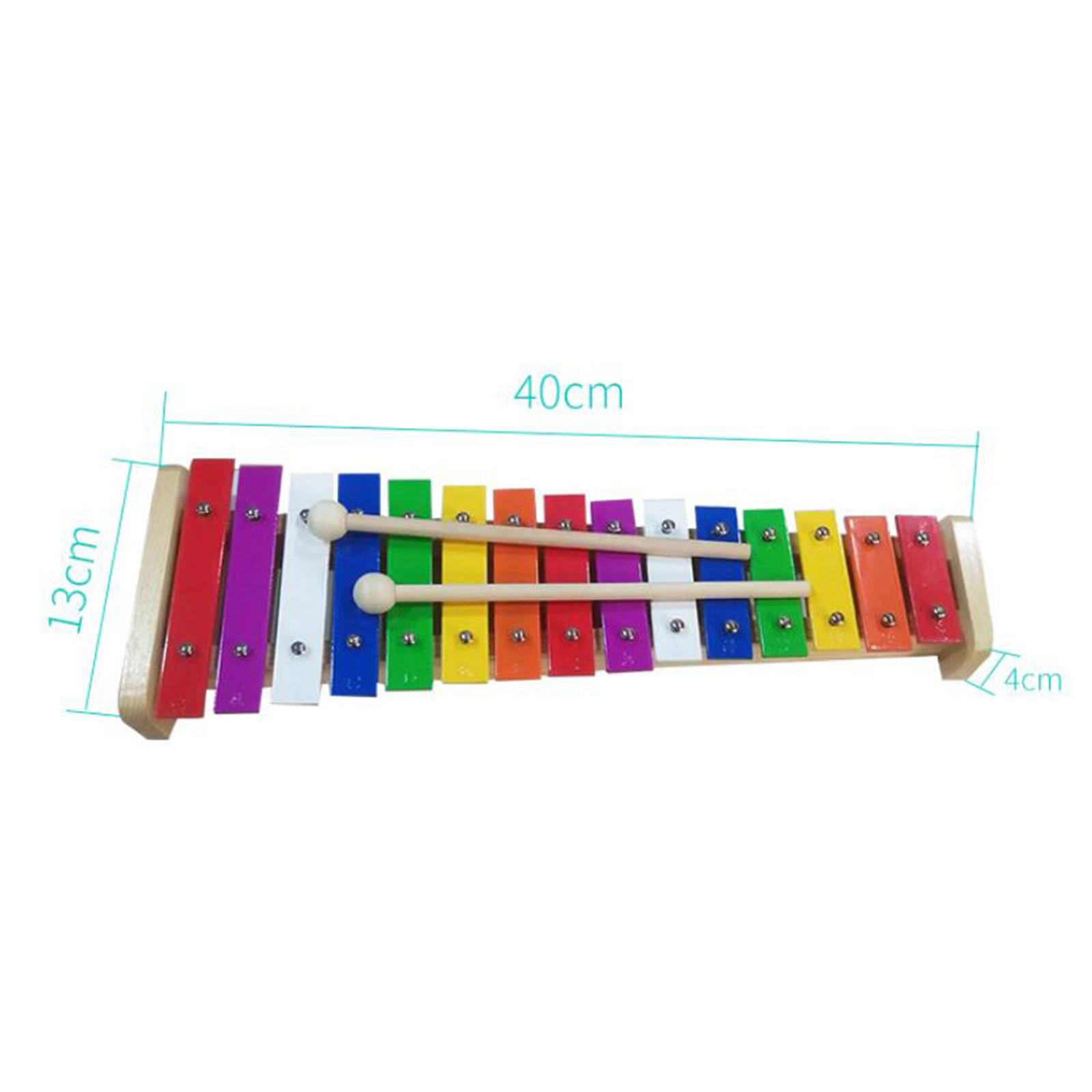 15 Skala Xylophone Bell Hand P - Kids Education Bell ulasan dan harga