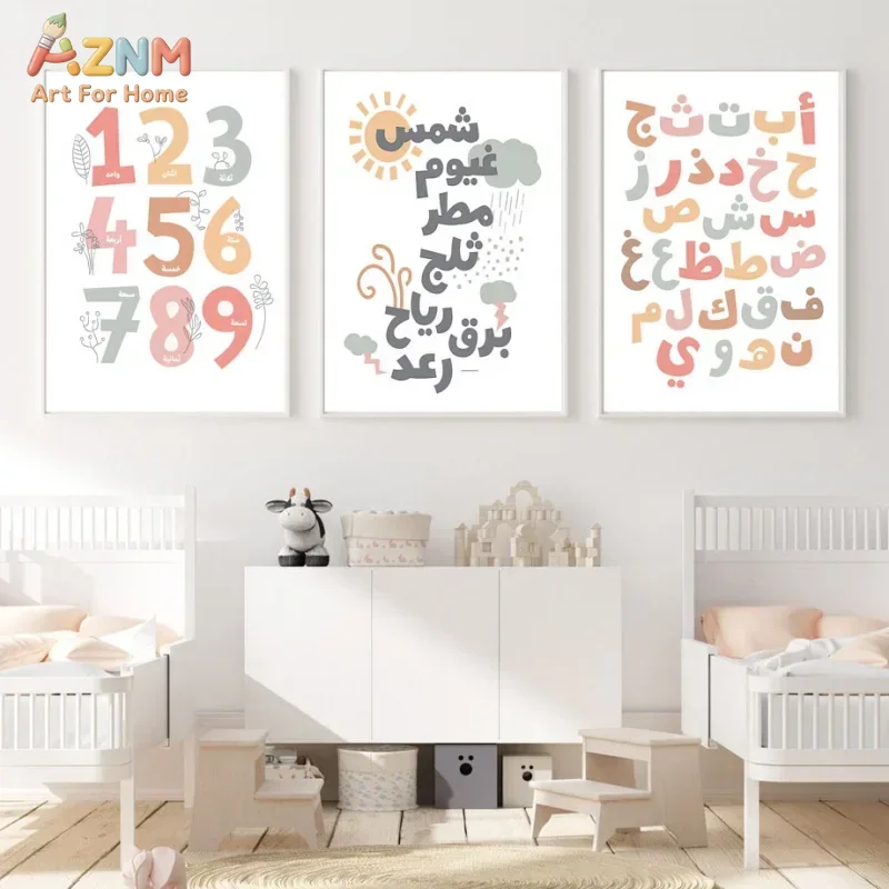 Seni Dinding Arab Bahasa Inggr - Kids Education School ulasan dan harga