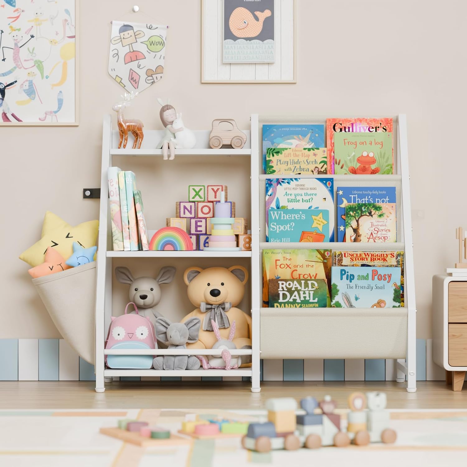 Rak Buku dan Penyimpanan Maina - Montessori Shelf Toy ulasan dan harga