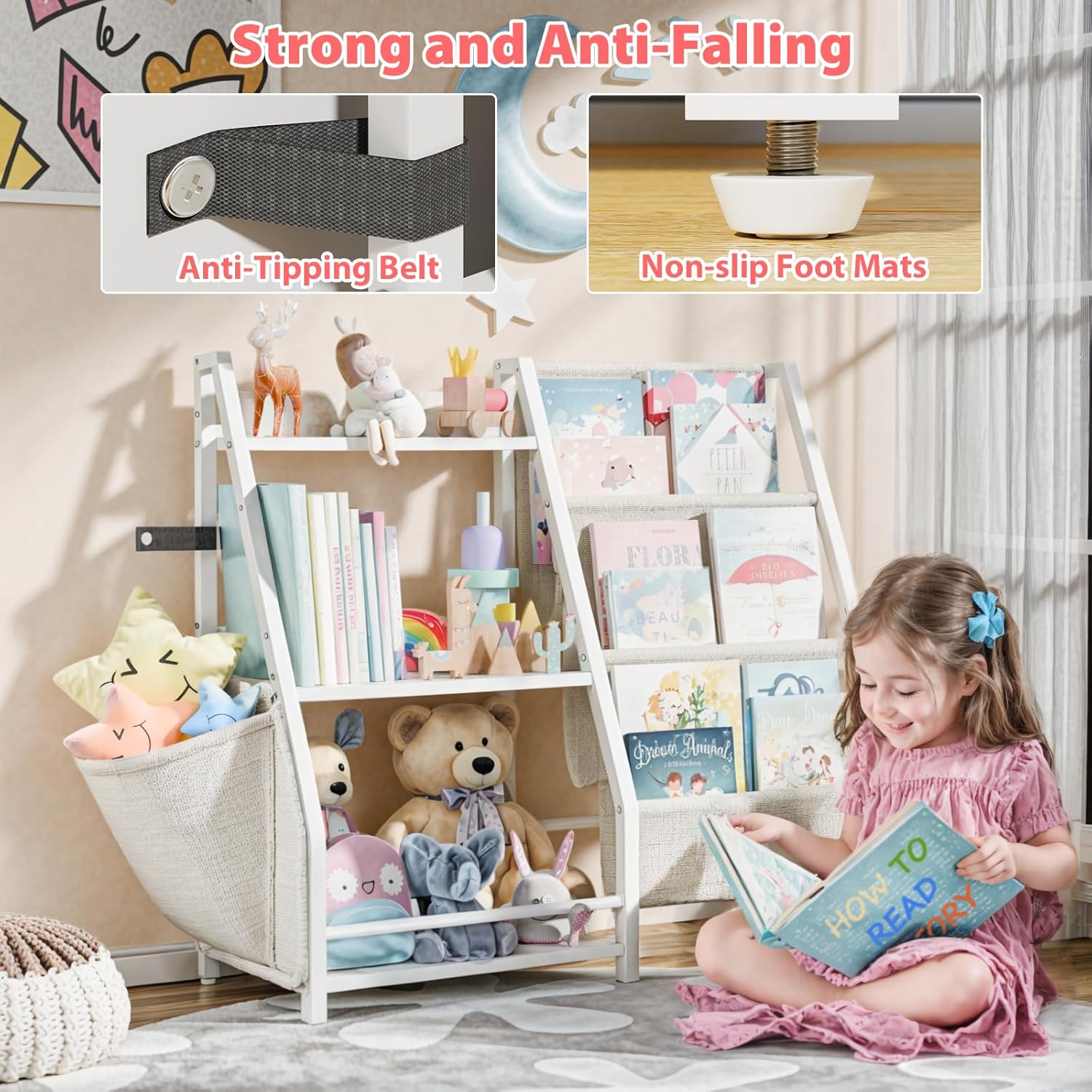 Rak Buku dan Penyimpanan Maina - Montessori Shelf Toy ulasan dan harga